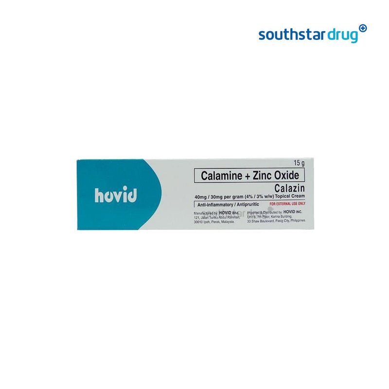 Calazin 40mg / 30mg 15 g Cream - Southstar Drug