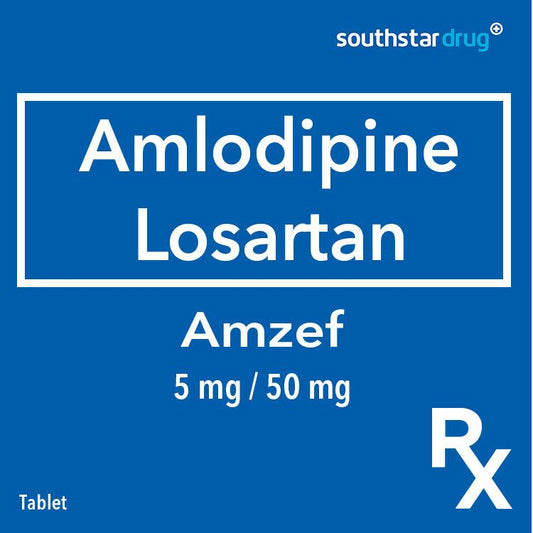 Rx: Amzef 5mg / 50mg Tablet - Southstar Drug