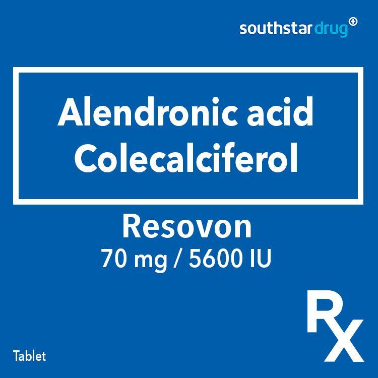 Rx: Resovon 70 mg / 5600IU Tablet 4X1 - Southstar Drug
