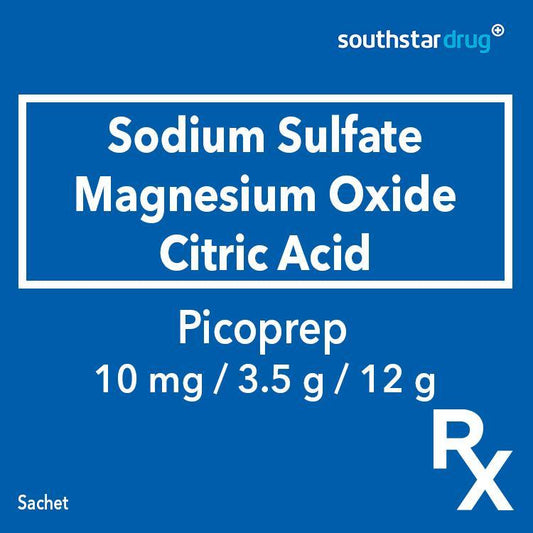 Rx: Picoprep 10mg / 3.5 g / 12 g Oral Solution - Southstar Drug