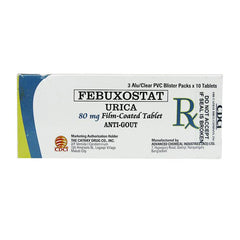 Rx: Urica 80 mg Tablet - Southstar Drug