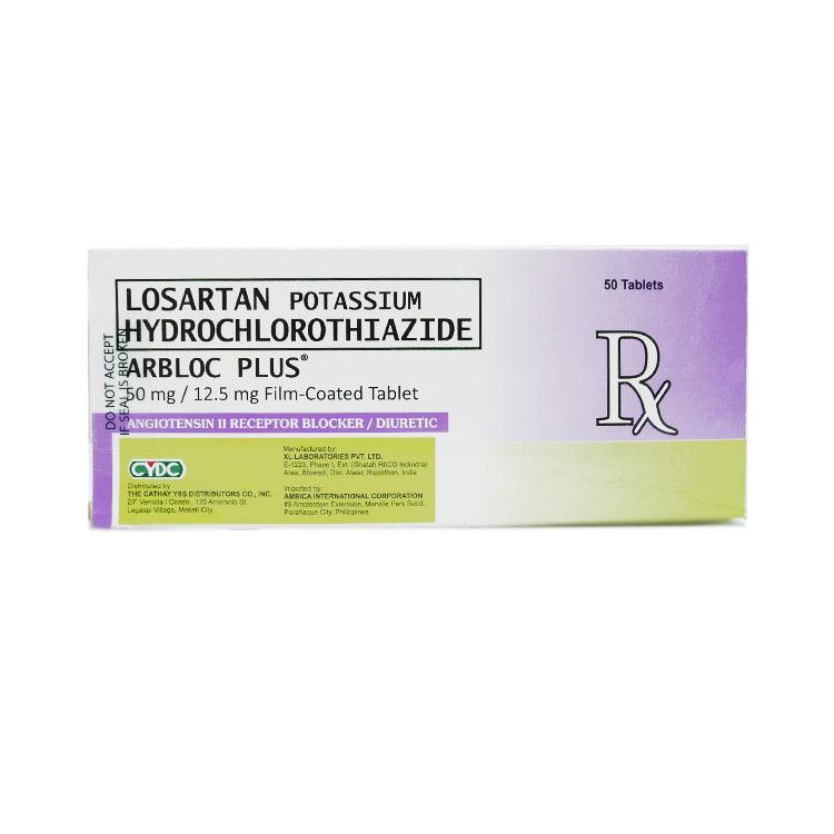 Rx: Arbloc Plus 50mg / 12.5mg Tablet - Southstar Drug