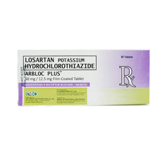 Rx: Arbloc Plus 50mg / 12.5mg Tablet - Southstar Drug