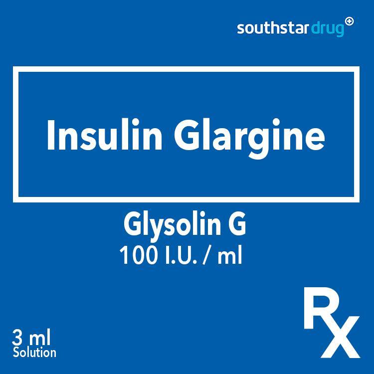 Rx: Glysolin G 100 I.U. / ml 3 ml Solution - Southstar Drug