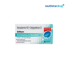 Difflam 3mg/1.33mg Eucalyptus & Menthol Lozenge - 8s - Southstar Drug