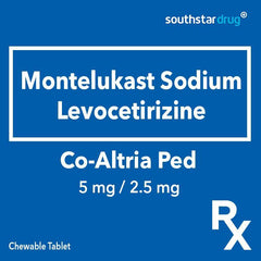 Rx: Co - Altria Ped 5 mg / 2.5 mg Chewable Tablet - Southstar Drug