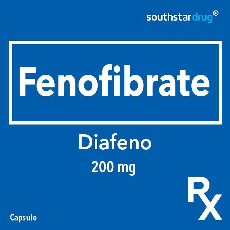 Rx: Diafeno 200 mg Capsule - Southstar Drug