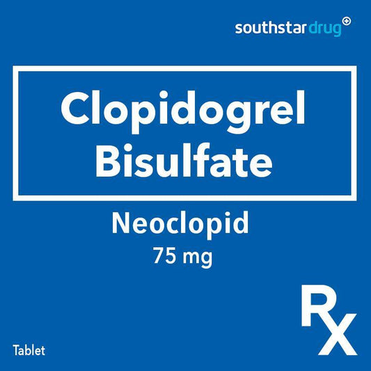 Rx: Neoclopid 75mg Tablet - Southstar Drug