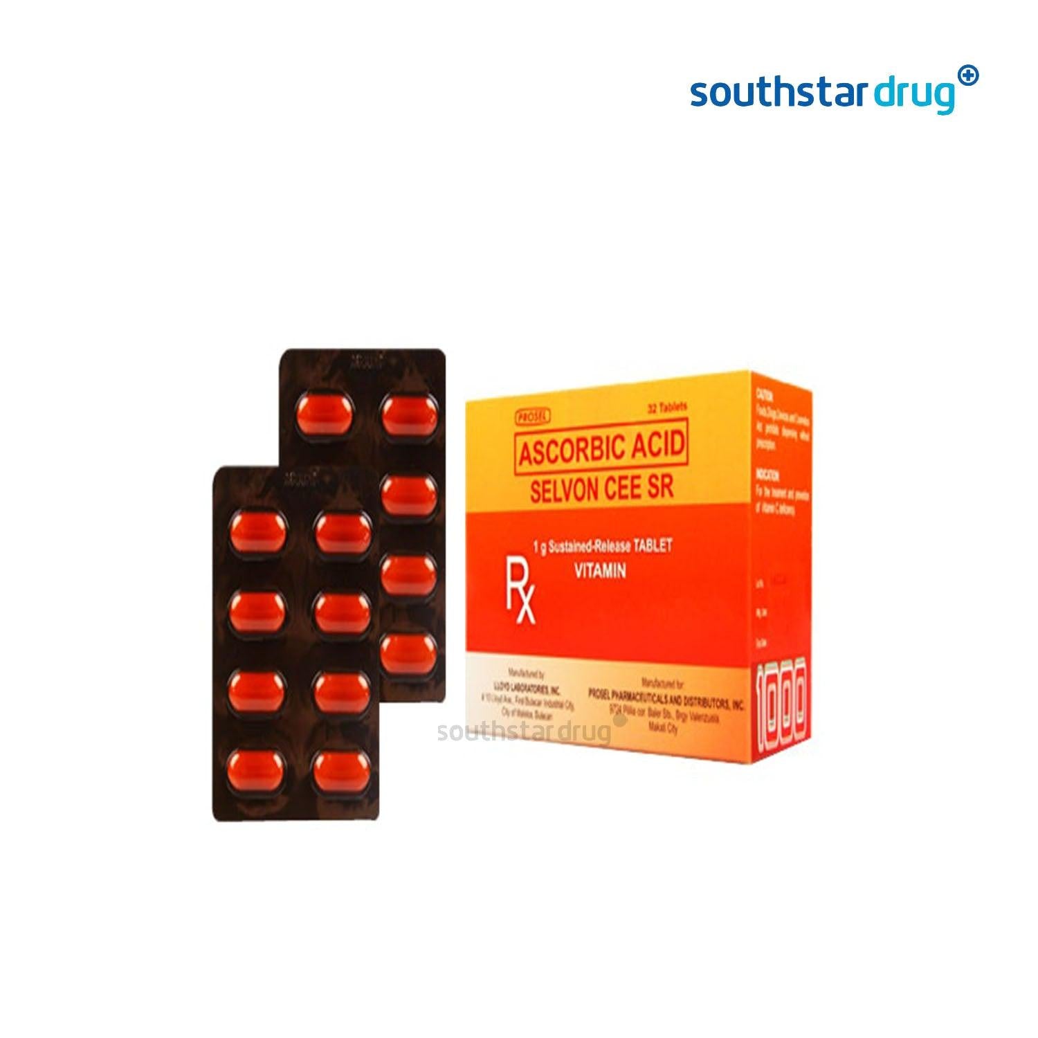 Selvon Cee SR 1 g Tablet - 16s - Southstar Drug