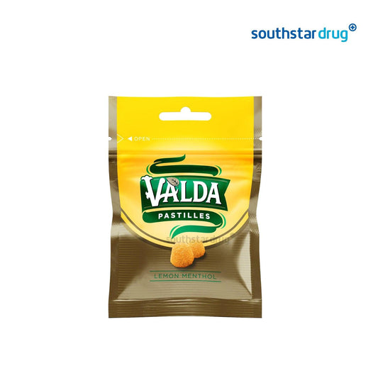 Valda Pastilles Lemon Menthol 20g candy pastilles pouch
