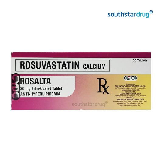 Rx: Rosalta 20mg Tablet - Southstar Drug