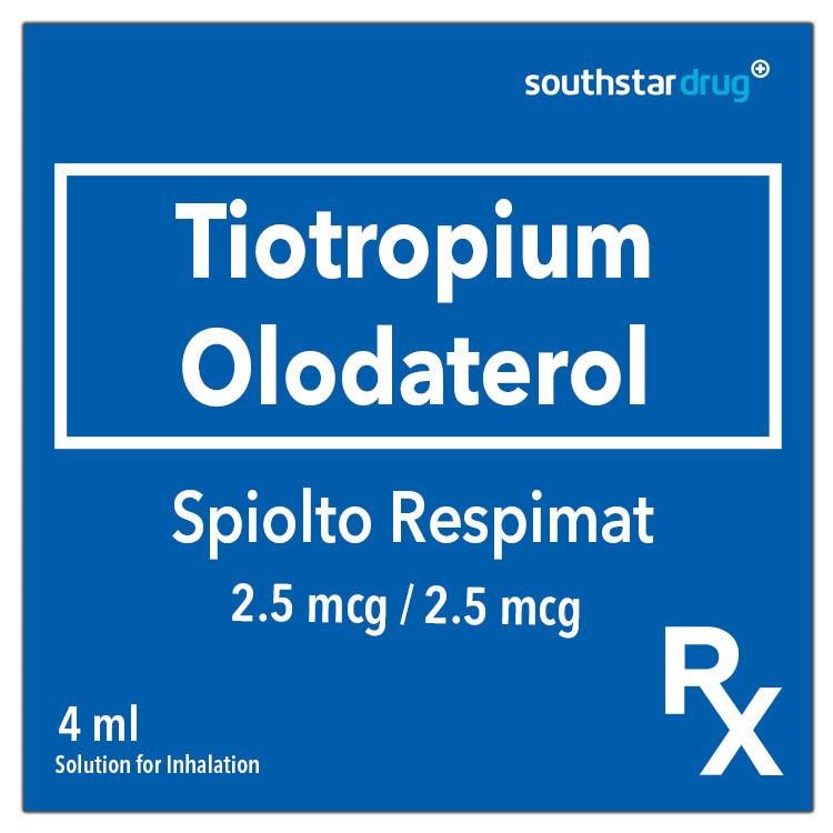 Rx: Spiolto Respimat 2.5mcg / 2.5mcg Solution for Inhlation Kit 4ml - Southstar Drug