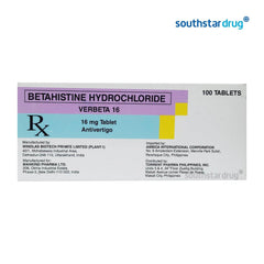 Rx: Verbeta Tablet 16mg - Southstar Drug