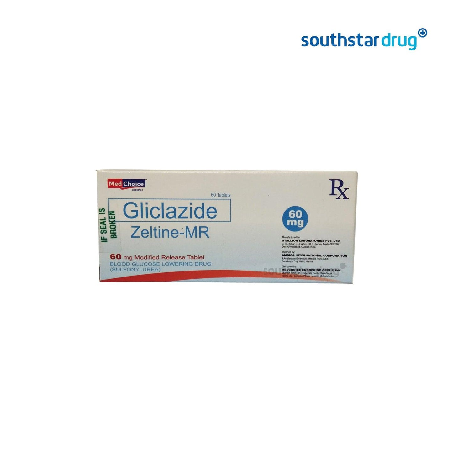 Rx: Zeltine-MR 60mg Tablet - Southstar Drug