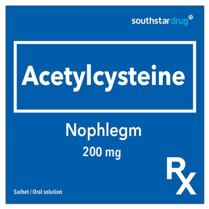 Rx: Nophlegm 200mg Oral Solution Sachet Powder - Southstar Drug