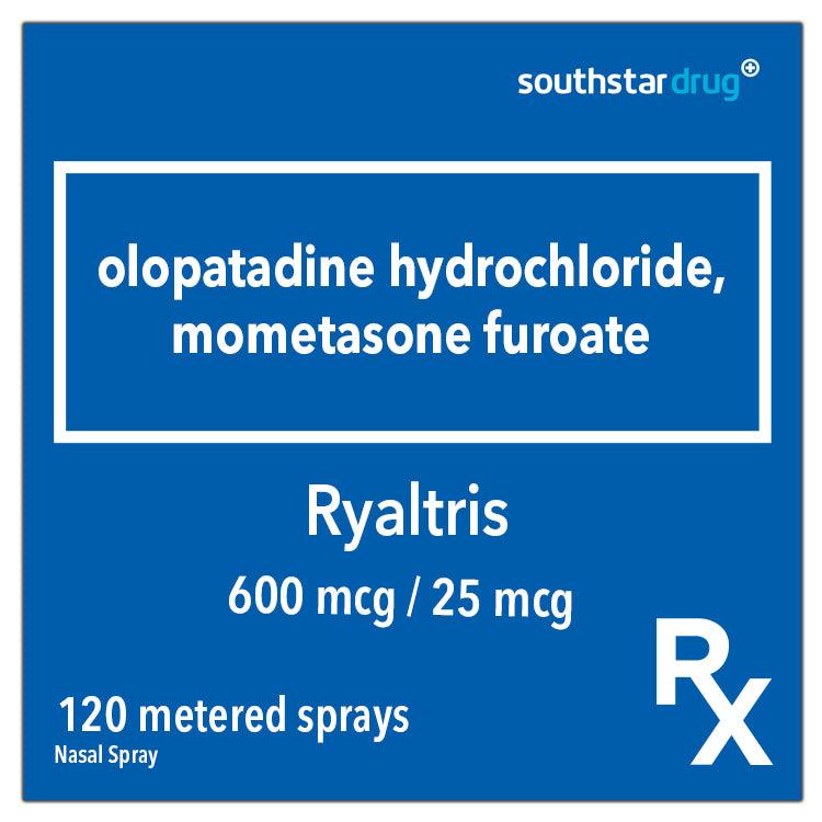 Rx: Ryaltris Nasal Spray 600mcg / 25mcg 120 Metered Sprays - Southstar Drug