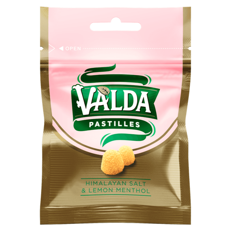 Valda Pastilles Himalayan Salt and Lemon Menthol 20 g - Southstar Drug