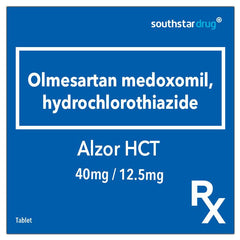 Rx: Alzor HCT 40 mg / 12.5 mg Tablet - Southstar Drug