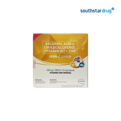 Fern C Gold 500mg / 1000 IU / 10 mg Capsule - 30s - Southstar Drug