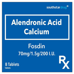 Rx: Fosdin 70mg / 1.5 g / 200 I.U. Pack Tablet - Southstar Drug