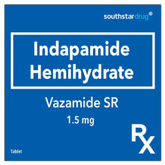 Rx: Vazamide SR 1.5mg Tablet - Southstar Drug