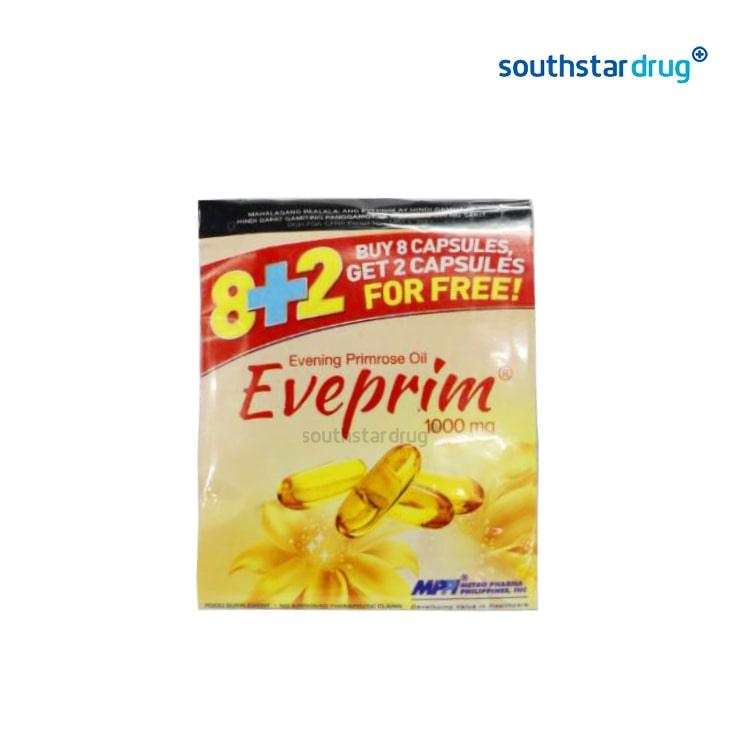 Everprim 1000mg 8 + 2 Capsule - Southstar Drug