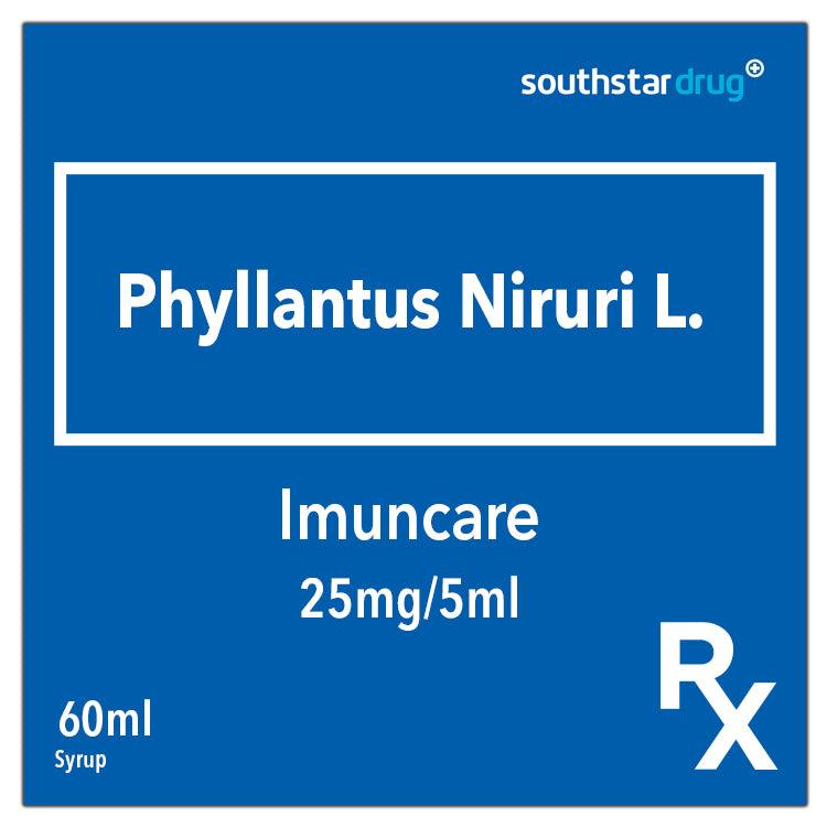 Rx: Imuncare 25mg/5ml Syrup 60ml - Southstar Drug