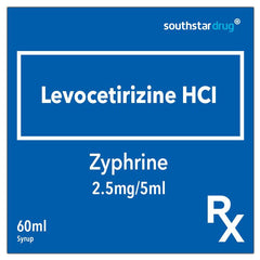 Rx: Zyphrine 2.5mg/5ml Syrup 60ml - Southstar Drug