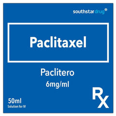 Rx: Paclitero 6mg/ml Solution For IV 50ml