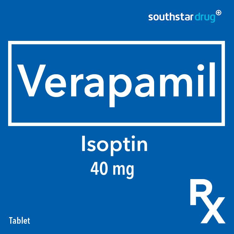 Rx: Isoptin 40mg Tablet - Southstar Drug