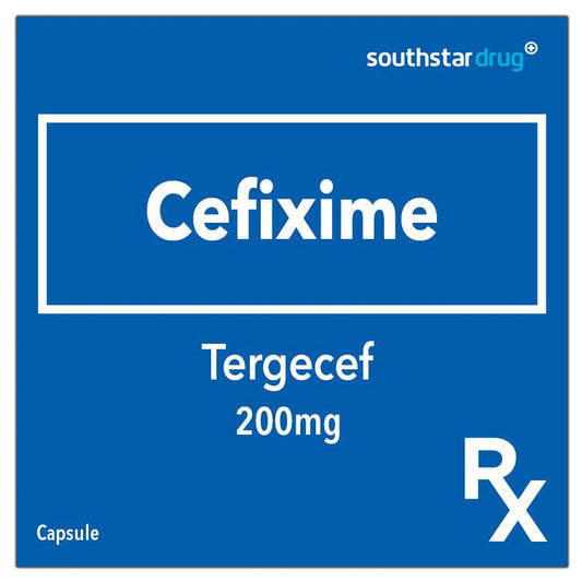 Rx: Tergecef 200mg Capsule - Southstar Drug