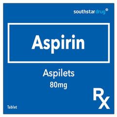 Rx: Aspilets 80mg Tablet - Southstar Drug