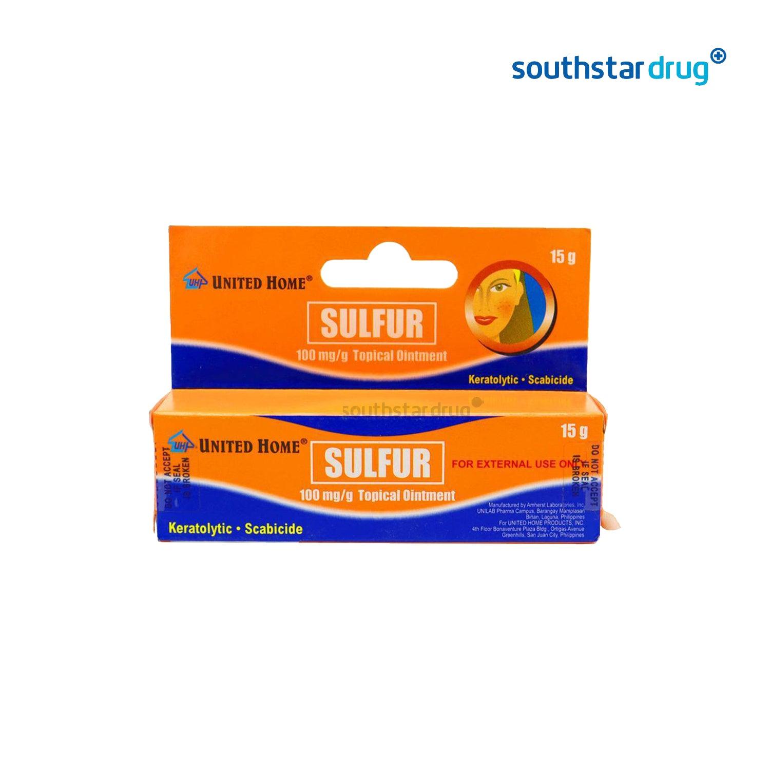 Sulfur 15 g Ointment - Southstar Drug