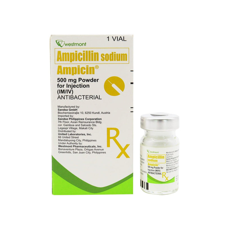 Rx: Ampicin 500mg Vial - Southstar Drug