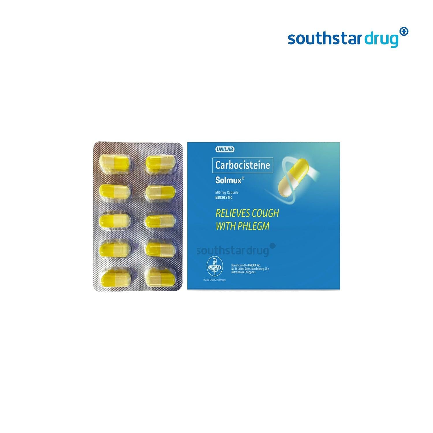 Solmux Capsule 500mg - 20s - Southstar Drug