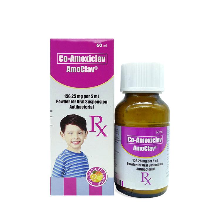 Rx: Amoclav 156.25mg / 5ml 60ml Oral Suspension - Southstar Drug