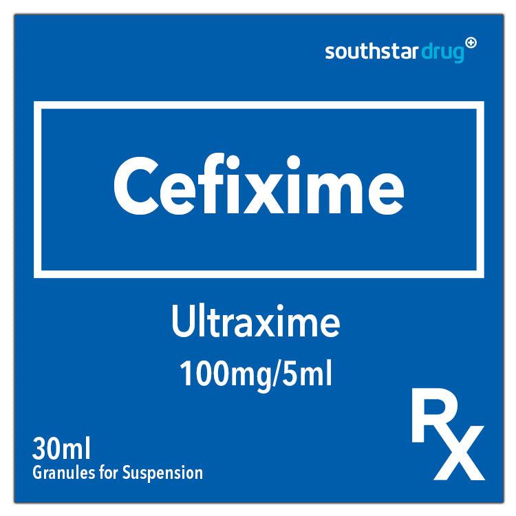 Rx: Ultraxime 100mg / 5ml 30ml Oral Suspension - Southstar Drug