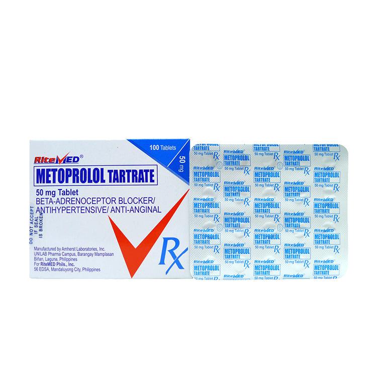 Rx: RiteMed Metoprolol 50mg Tablet - Southstar Drug