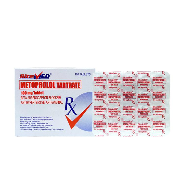 Rx: RiteMed Metoprolol 100mg Tablet - Southstar Drug