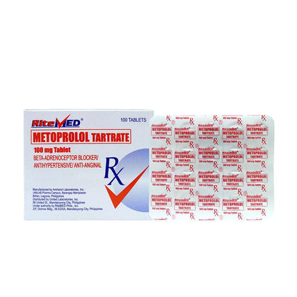 Rx: RiteMed Metoprolol 100mg Tablet - Southstar Drug