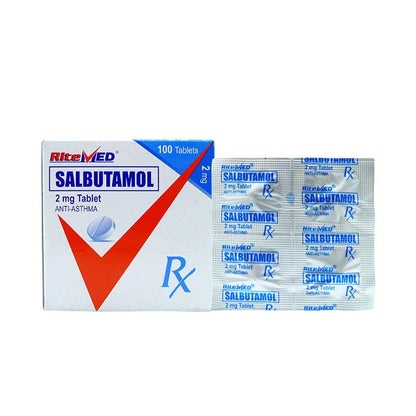 Rx: RiteMed Salbutamol 2mg Tablet - Southstar Drug