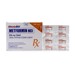 Rx: RiteMed Metformin 850 mg Tablet - Southstar Drug
