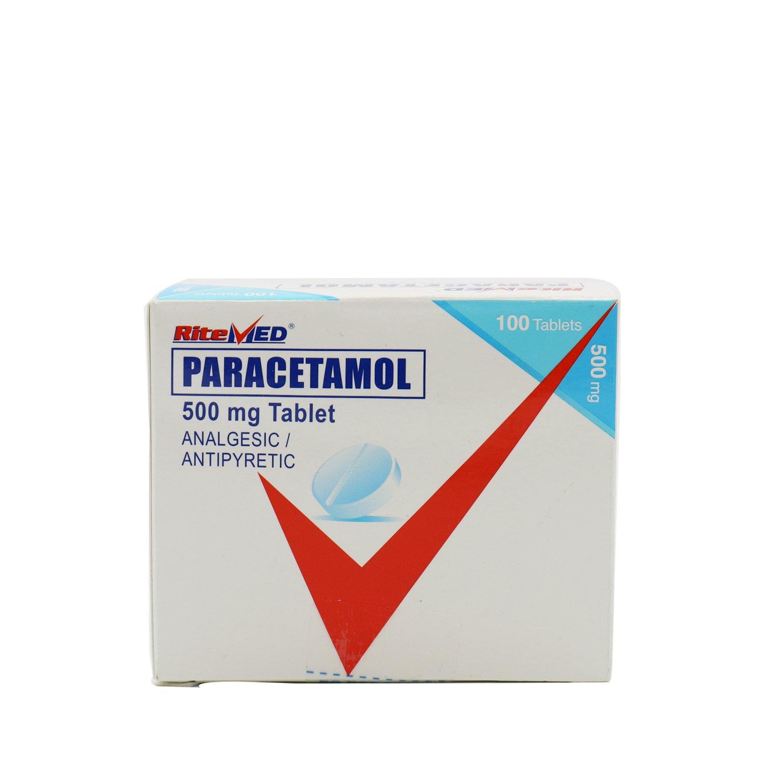 RiteMed Paracetamol 500 mg Tablet - 20s - Southstar Drug