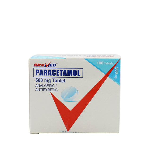 Buy RiteMed Paracetamol 500 mg Tablet - 20s Online | Southstar Drug