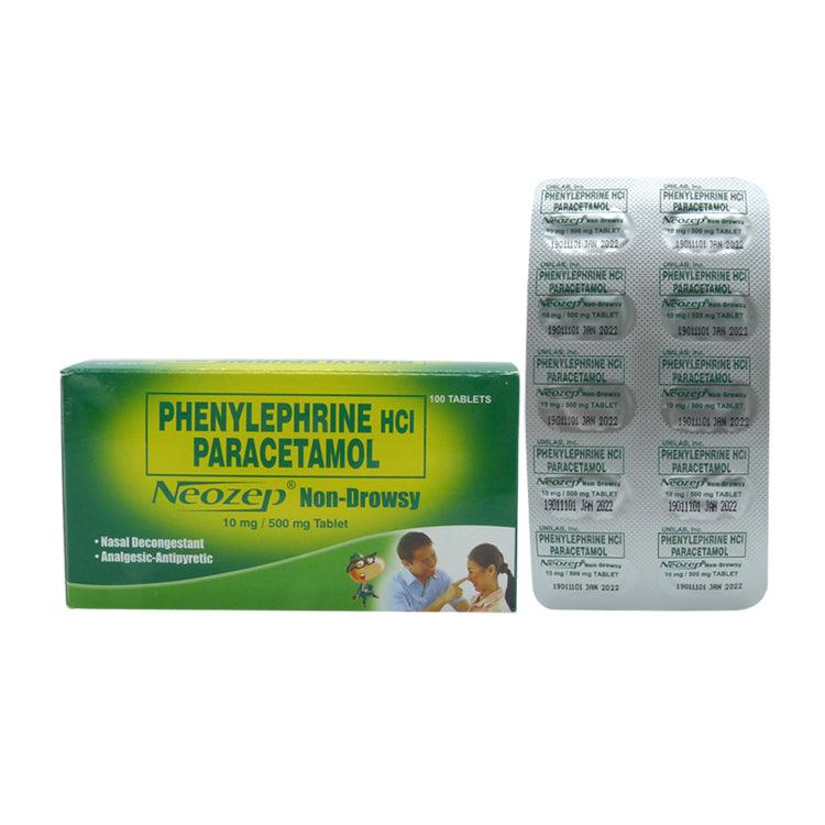 Neozep Non-Drowsy 10mg/500mg Tablet - 20s - Southstar Drug