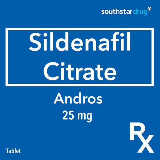 Rx: Andros 25mg Tablet - Southstar Drug