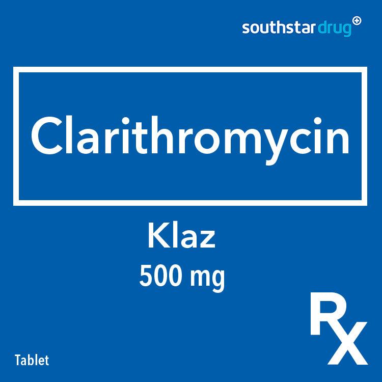 Rx: Klaz 500mg Tablet - Southstar Drug