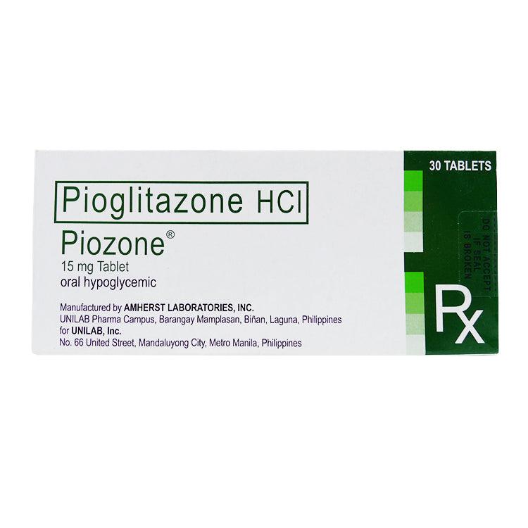 Rx: Piozone 15mg Tablet - Southstar Drug