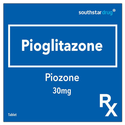 Rx: Piozone 30mg Tablet - Southstar Drug