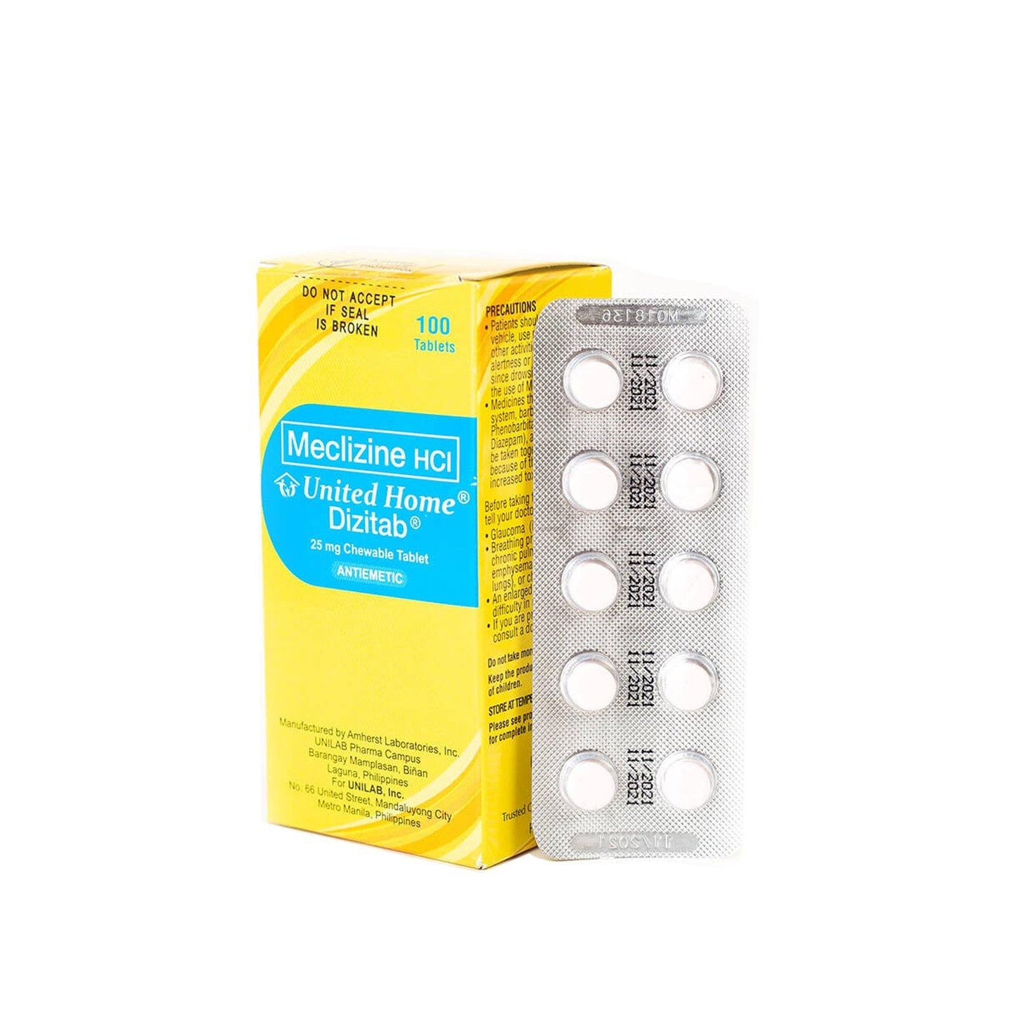 Dizitab 25mg Tablet - 20s - Southstar Drug